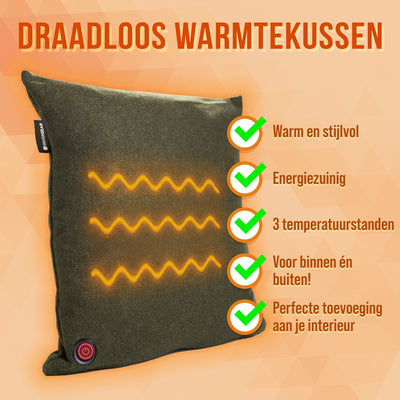 Oplaadbaar Verwarmingskussen - Olijfgroen