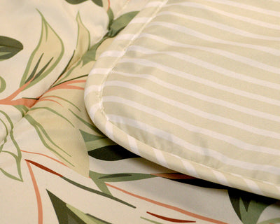 Easy Dekbedden Print - Floral Green
