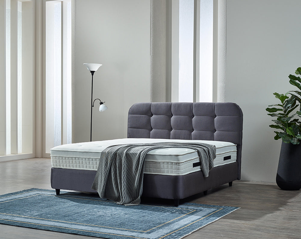 Rondo Boxspring met opbergruimte - Antraciet