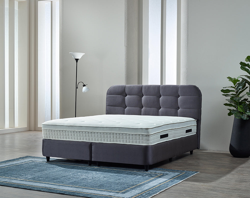 Rondo Boxspring met opbergruimte - Antraciet