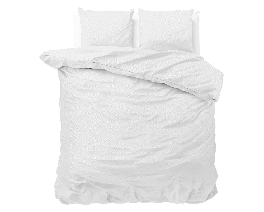Satin Point Dekbedovertrek Micropercal - Wit