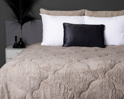 Sleeptime Lazy Dekbed Teddy - Taupe