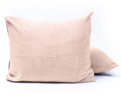 Teddy Kussenslopen Roze - 2-pack