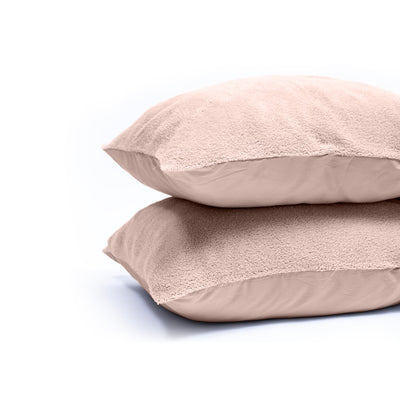 Teddy Kussenslopen Roze - 2-pack