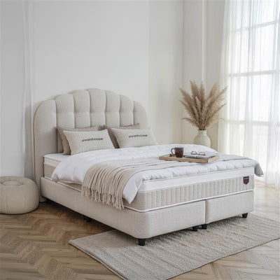 DH Opbergboxspring Gradia Grijs Beige