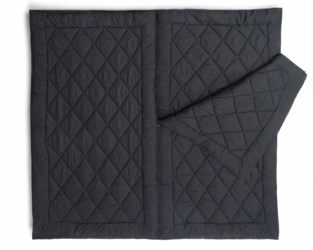 Lazy Partnerdekbed Zwart - 2-in-1 Dekbed met overtrek
