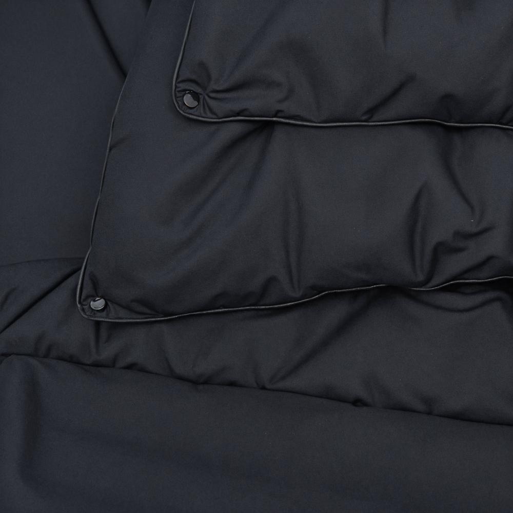 Lazy Partnerdekbed Zwart - 2-in-1 Dekbed met overtrek