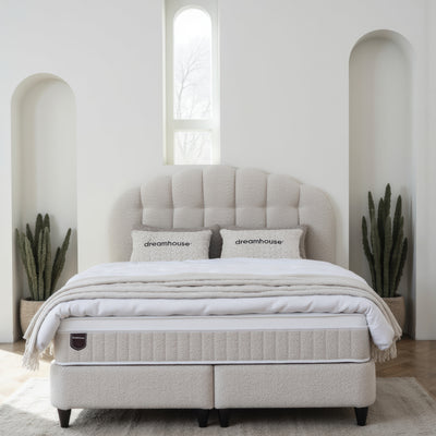 DH Opbergboxspring Gradia Grijs Beige