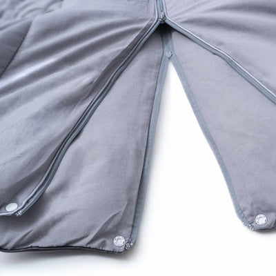 Lazy Partnerdekbed Grijs - 2-in-1 Dekbed met overtrek