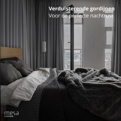 Verduisterend & isolerend gordijn - Lichtgrijs