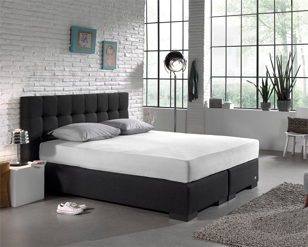 Hoeslaken Jersey - Wit - Budget-Bed.nl