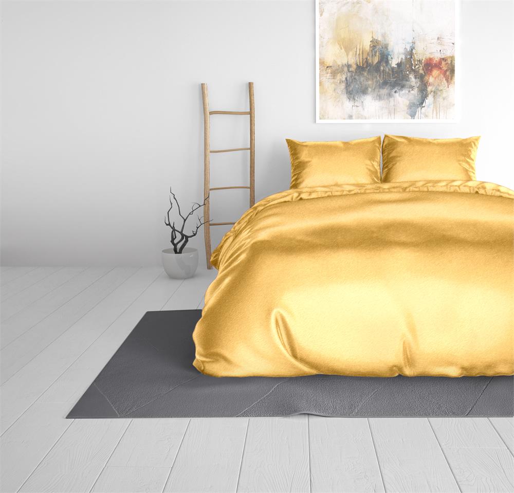 Beauty Skin Silk-Micropercal Dekbedovertrek - Goud - Budget-Bed.nl