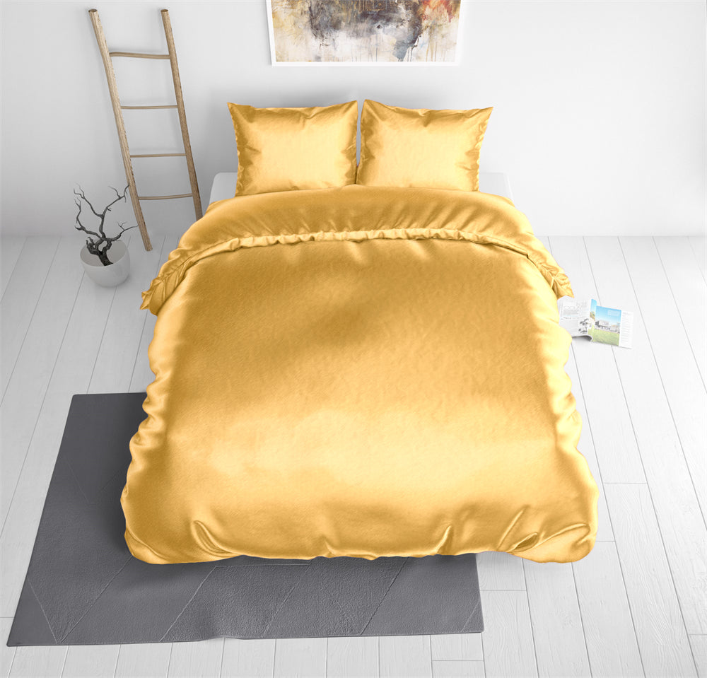 Beauty Skin Silk-Micropercal Dekbedovertrek - Goud - Budget-Bed.nl