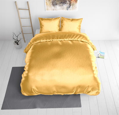 Beauty Skin Silk-Micropercal Dekbedovertrek - Goud - Budget-Bed.nl