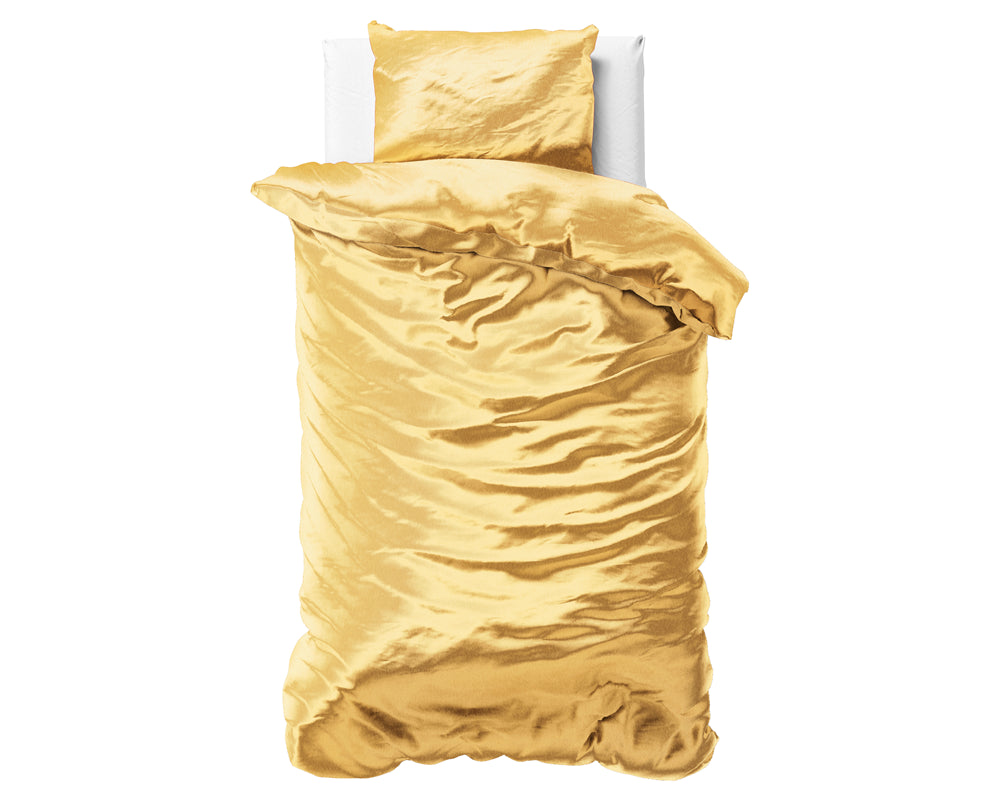 Beauty Skin Silk-Micropercal Dekbedovertrek - Goud - Budget-Bed.nl