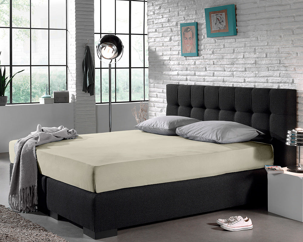 Hotel Hoeslaken Katoen - Creme - Budget-Bed.nl