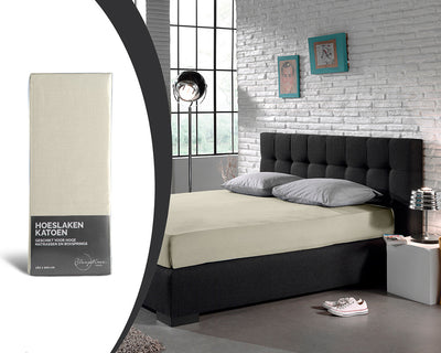 Hotel Hoeslaken Katoen - Creme - Budget-Bed.nl