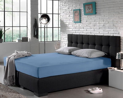 Hotel Hoeslaken Katoen - Blauw - Budget-Bed.nl