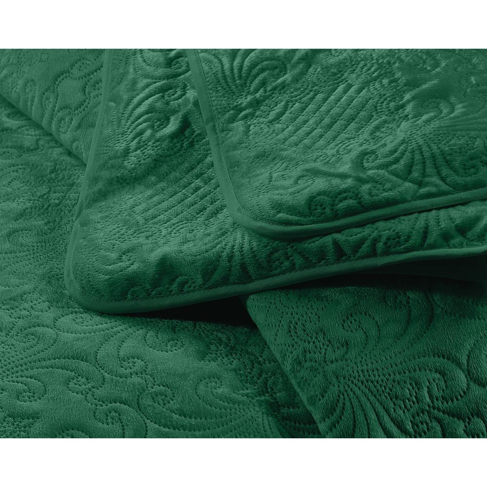 Velvet Clara Bedsprei - Groen - Budget-Bed.nl