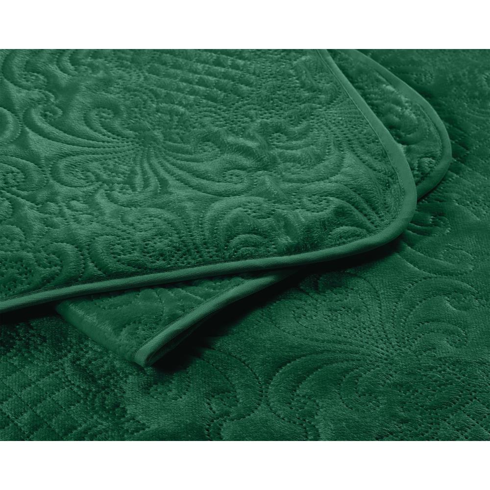 Velvet Clara Bedsprei - Groen - Budget-Bed.nl