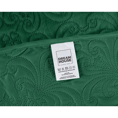 Velvet Clara Bedsprei - Groen - Budget-Bed.nl