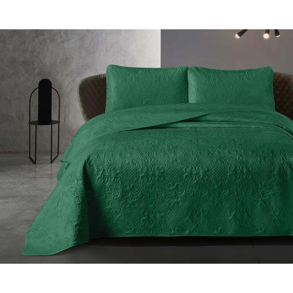 Velvet Clara Bedsprei - Groen - Budget-Bed.nl