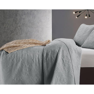 Velvet Clara Bedsprei - Grijs - Budget-Bed.nl