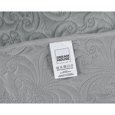 Velvet Clara Bedsprei - Grijs - Budget-Bed.nl