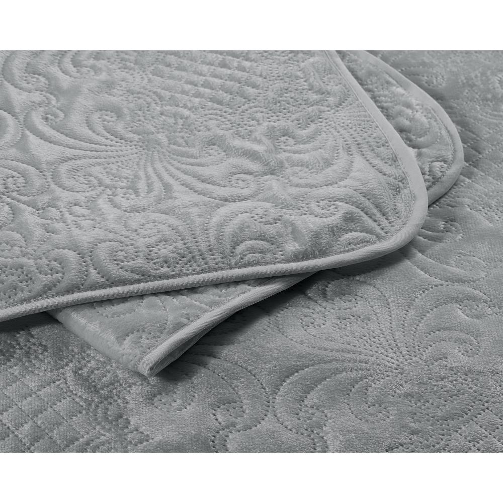 Velvet Clara Bedsprei - Grijs - Budget-Bed.nl