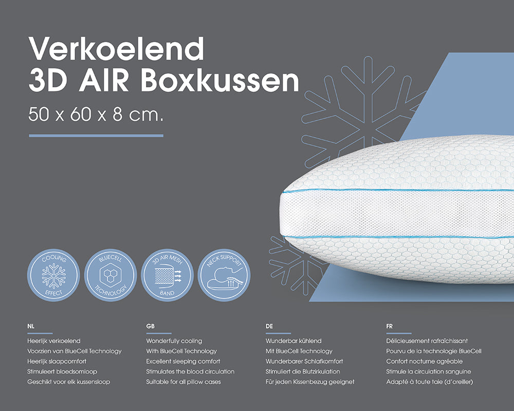 Verkoelend 3D Air Box Kussen
