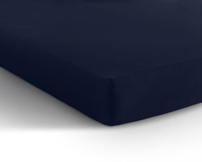 Hoeslaken Enkel Jersey - Indigo Blauw