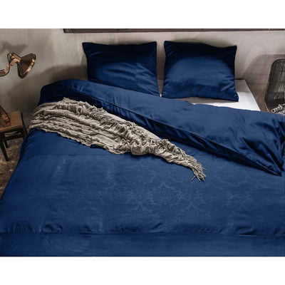 Brussel Dekbedovertrek Micropercal - Blauw - Budget-Bed.nl