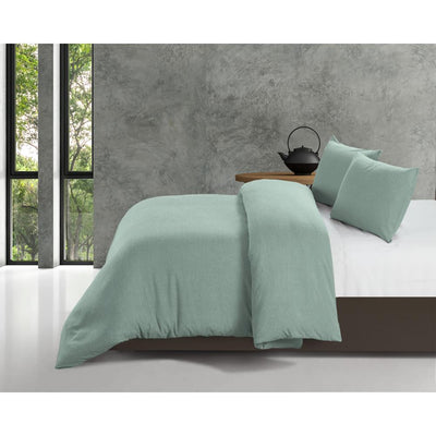 Bamboo Touch Dekbedovertrek - Pastel Groen - Budget-Bed.nl