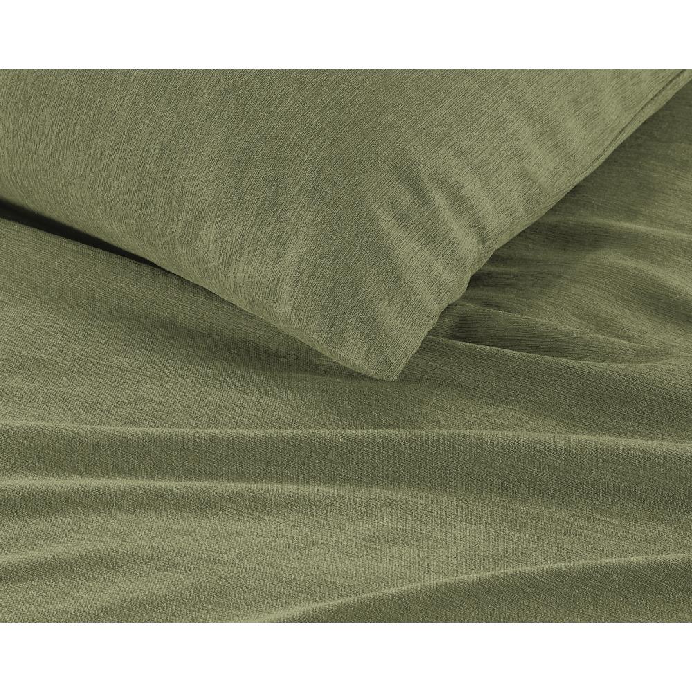 Bamboo Touch Dekbedovertrek - Olijfgroen - Budget-Bed.nl