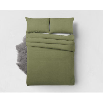 Bamboo Touch Dekbedovertrek - Olijfgroen - Budget-Bed.nl