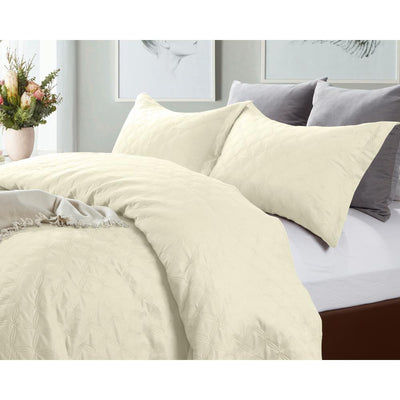 Chrone Bedsprei - Creme - Budget-Bed.nl