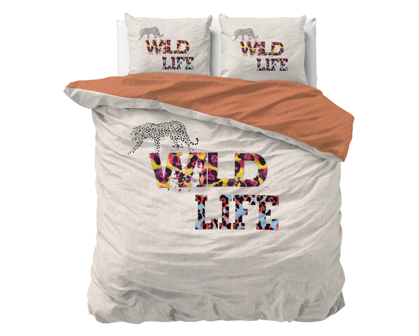 Wild Life 2 Dekbedovertrek Katoen - Multi