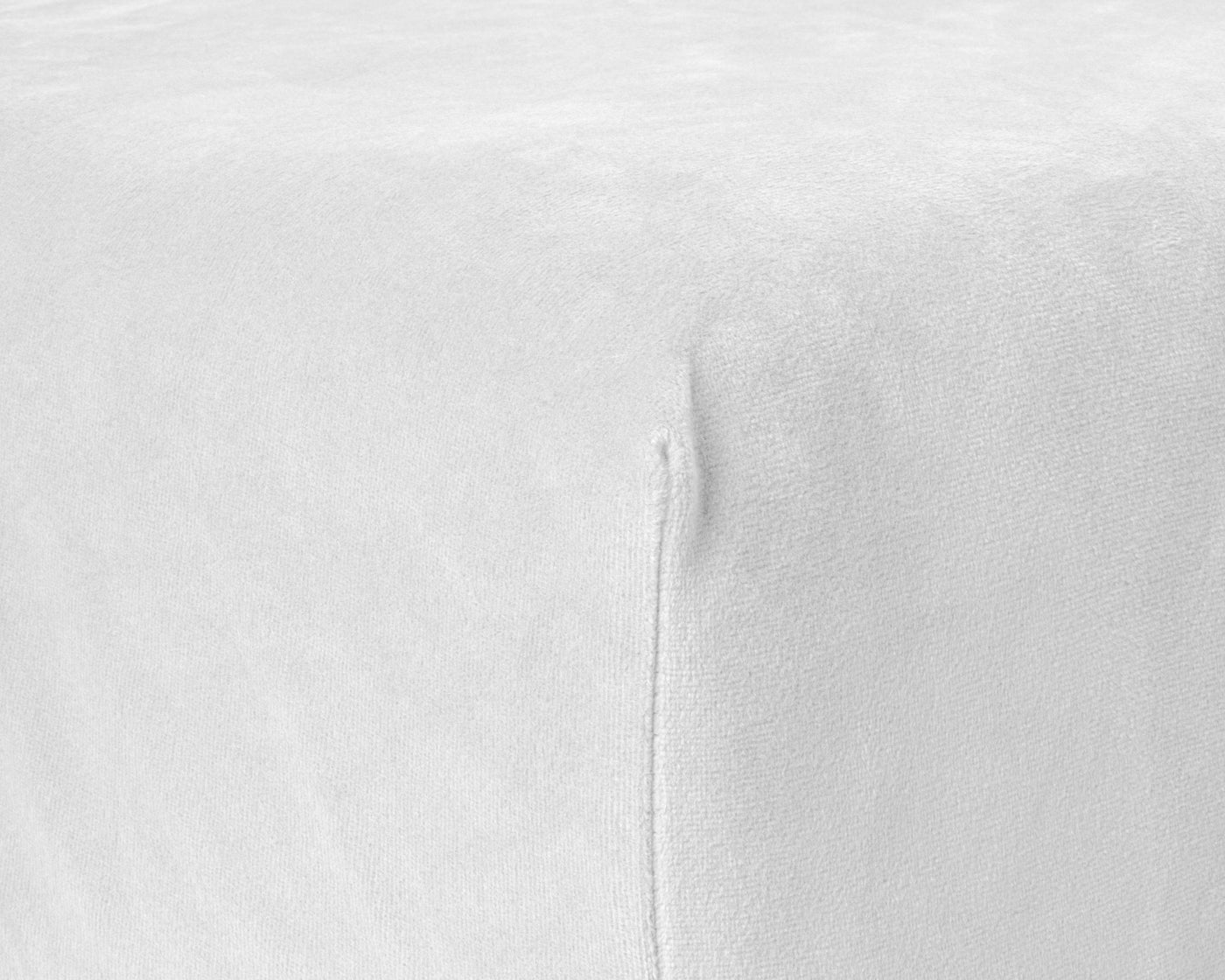 Hoeslaken Velvet - Wit