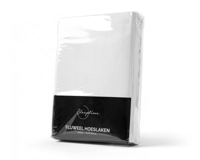 Hoeslaken Velvet - Wit