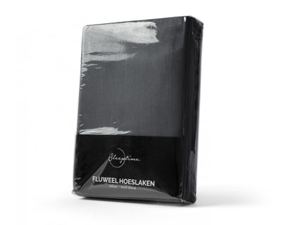 Hoeslaken Velvet - Antraciet
