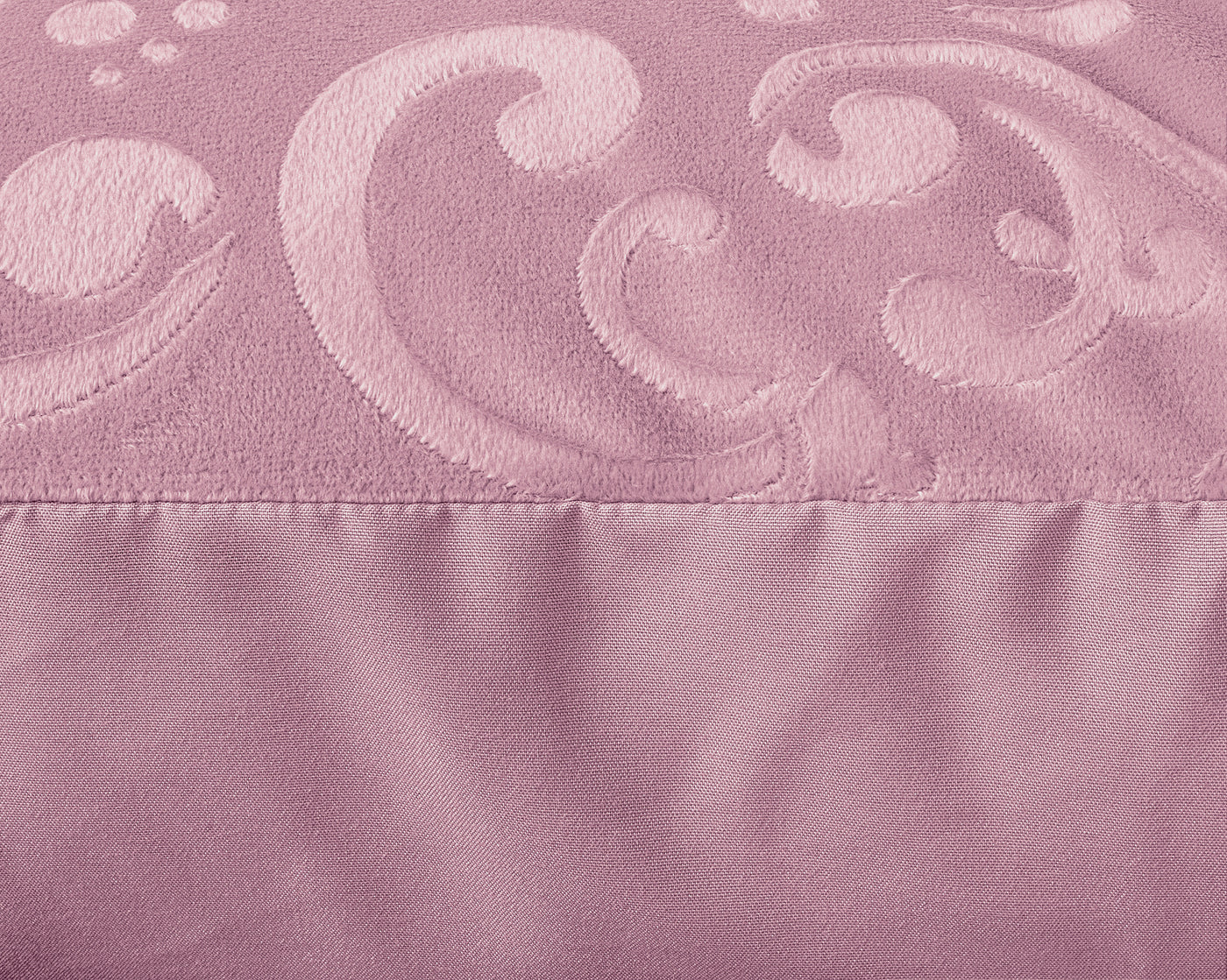 Embossed Velvet Sultan Dekbedovertrek - Roze