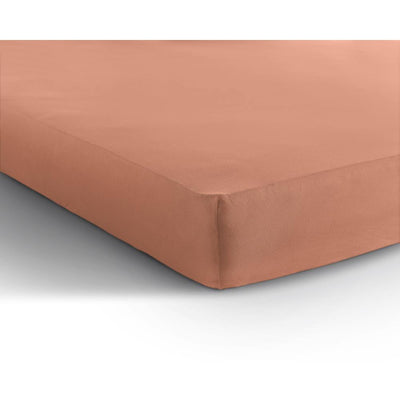 Hoeslaken Dubbel Jersey - Pastel Orange - Budget-Bed.nl