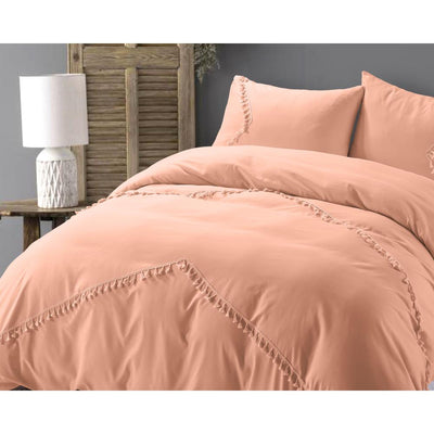 Dekbedovertrek Fashion Lace - Micropercal - Roze - Budget-Bed.nl