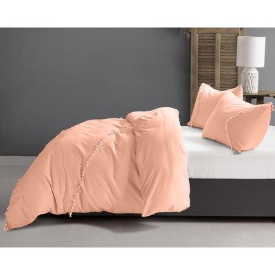Dekbedovertrek Fashion Lace - Micropercal - Roze - Budget-Bed.nl