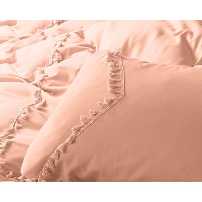 Dekbedovertrek Fashion Lace - Micropercal - Roze - Budget-Bed.nl
