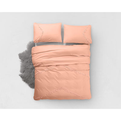 Dekbedovertrek Fashion Lace - Micropercal - Roze - Budget-Bed.nl