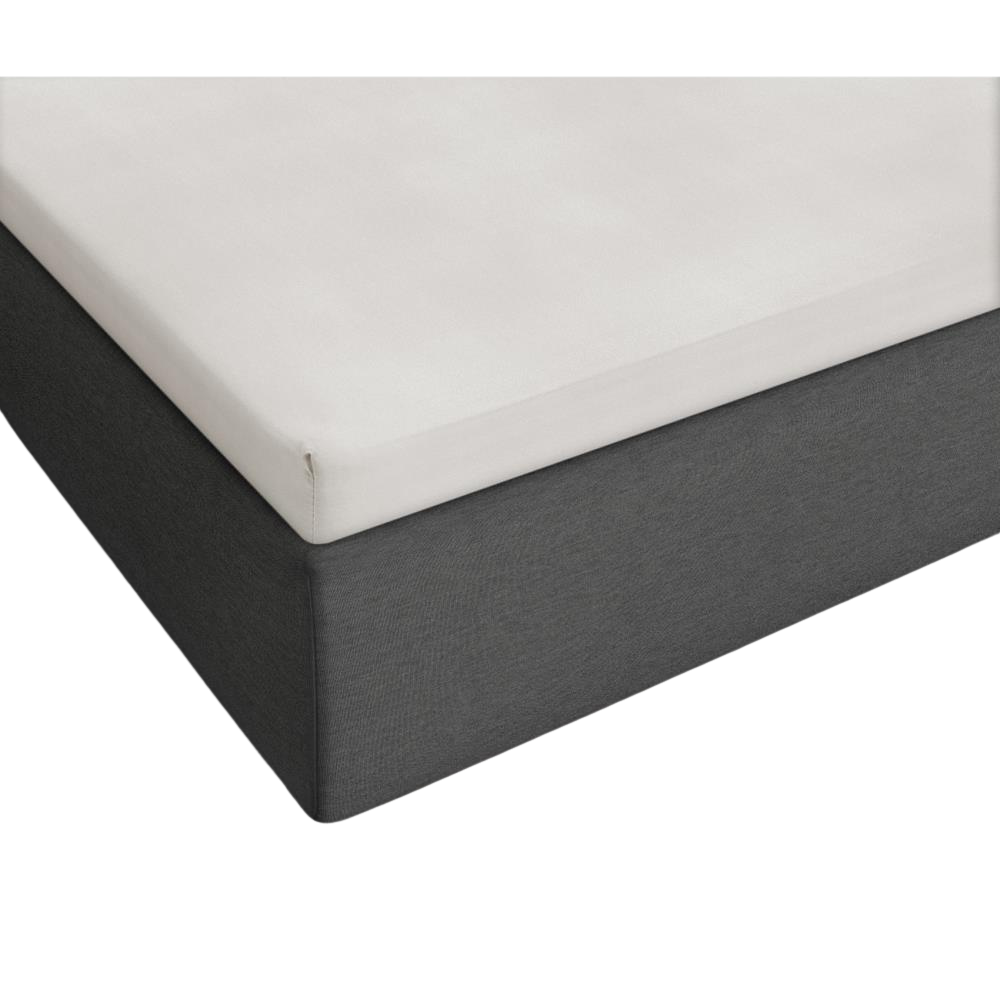 Topper Hoeslaken 100% Katoen - Creme - Budget-Bed.nl