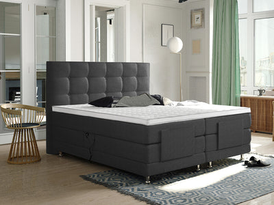 Arizona Elektrische Boxspring - Antraciet