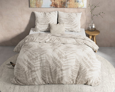 Finn Dekbedovertrek Flanel (Warm) - Taupe