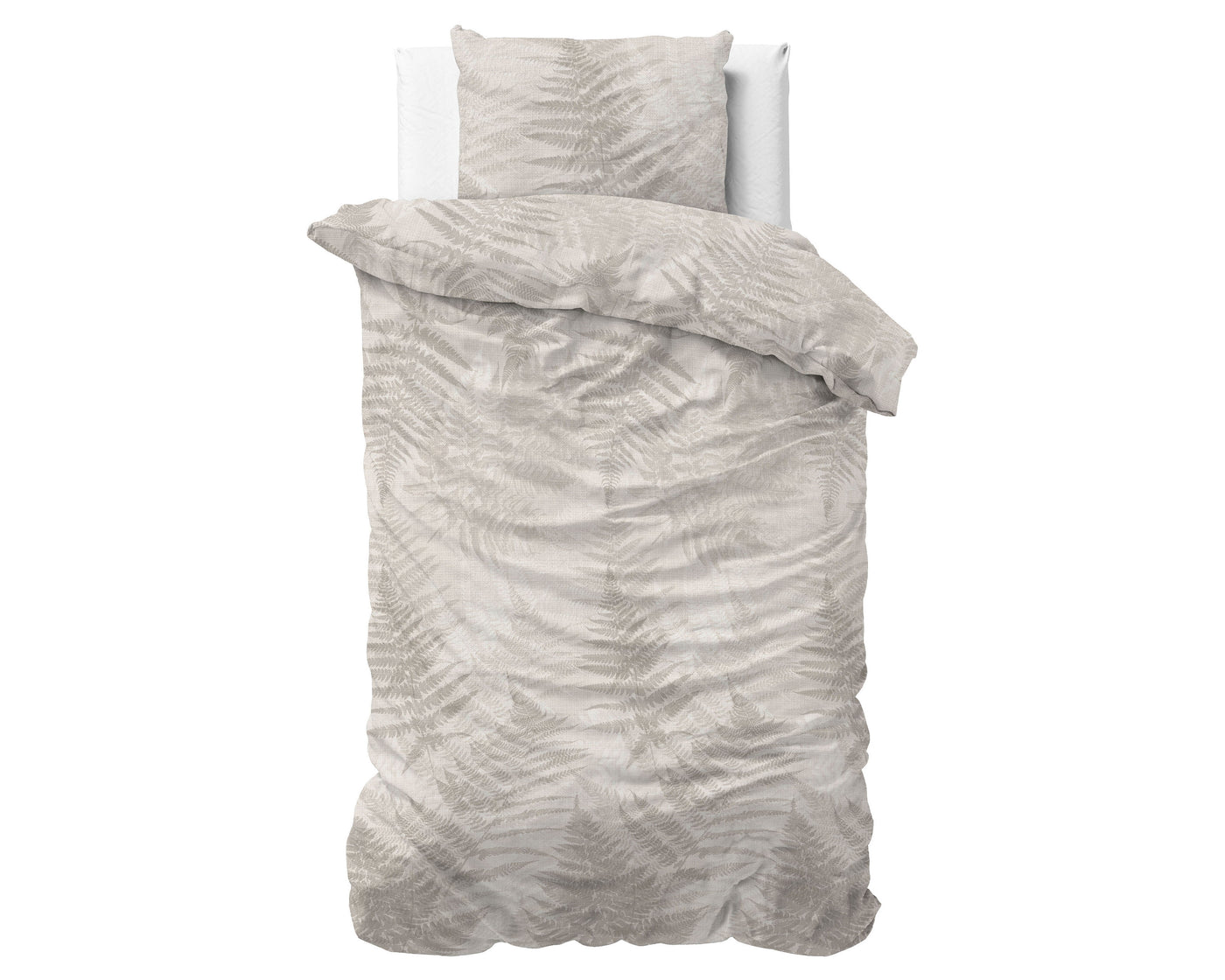 Finn Dekbedovertrek Flanel (Warm) - Taupe